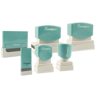 日本旗牌印章Xstamper渗透印科目通用章专用自动合格章与原件相符章