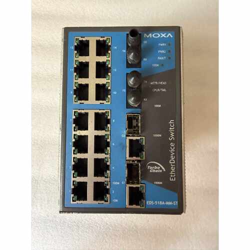 原装 MOXA EDS-518A-MM-ST  网管型 工业议价