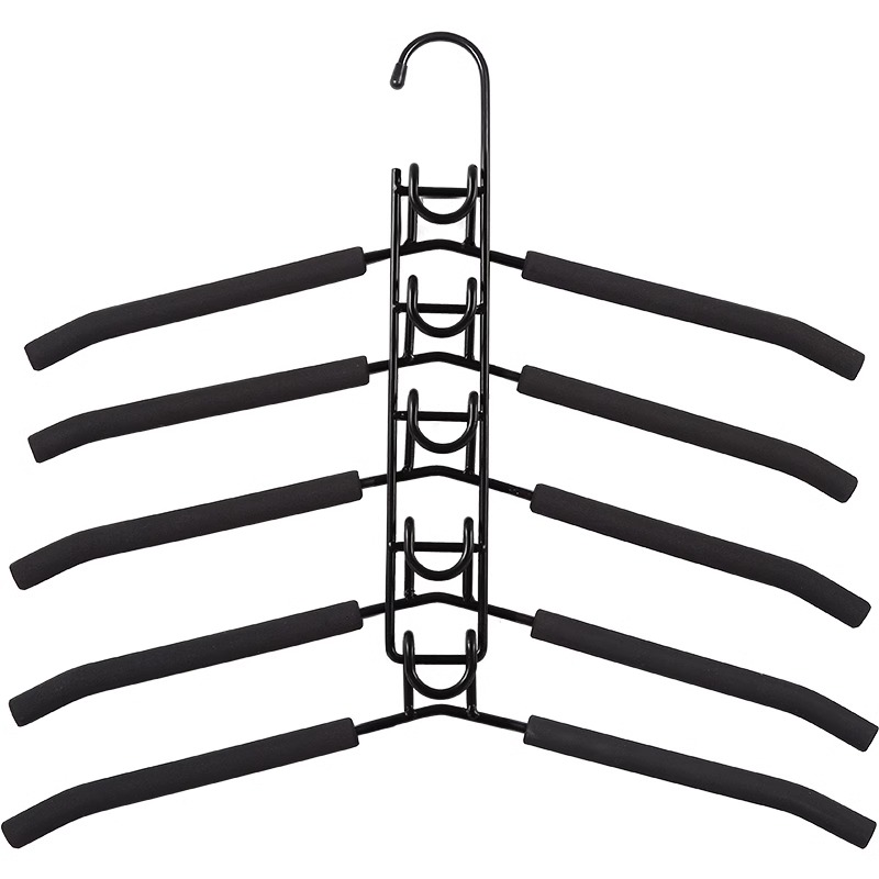 多功能多层挂钩魔术衣架家用无痕防滑发泡管衣柜折叠衣架收纳神器