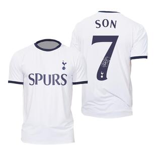 【官方正版】托特纳姆热刺俱乐部｜孙兴慜印号运动白色字母速干