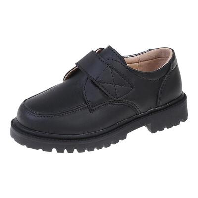 男童黑色皮鞋软底英伦风演出鞋