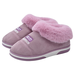 回力冬天棉拖鞋女士厚底棉鞋室内防滑家居包跟加厚保暖月子鞋冬季