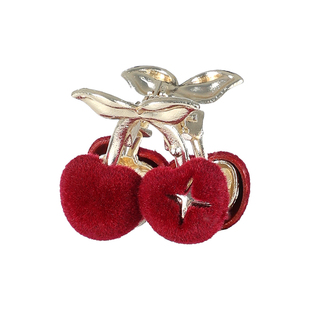 红色小抓夹女高级感发夹2026新款高端边夹侧边前额刘海夹夹子头饰