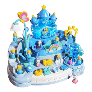 儿童玩具女孩子过家家艾莎公主3磁力大冒险城堡4生日礼物6岁5宝宝