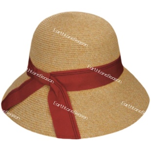 Earthtone“日常”ad10进口!大帽檐防晒日本纸草文艺百搭渔夫草帽