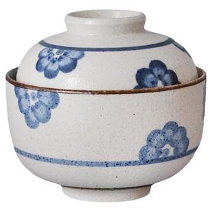 西田木雨意浓球型小炖盅燕窝甜品碗佛跳墙炖汤盅日式陶瓷带盖小碗