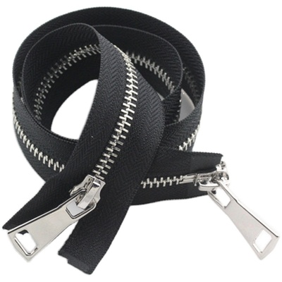 双头拉链5号金属高档衣服外套