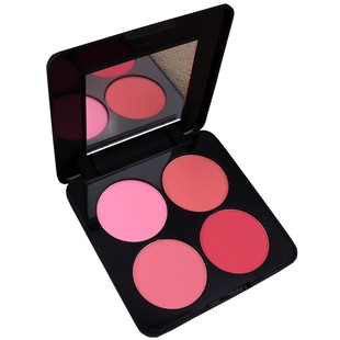 京越剧戏曲花旦小生化妆用品工具粉刷红色眼影盘腮修容红玫红胭脂