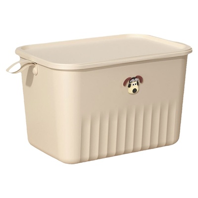 桌面收纳盒带盖收纳箱