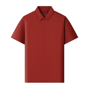 速干POLO衫定制工作服印字LOGO纯色t恤刺绣定做翻领无痕冰丝短袖