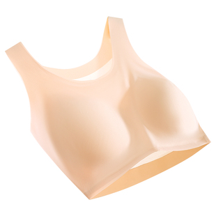 吊带背心女衬衫内搭带胸垫2026新款打底抹胸无痕防透白色裹胸夏天