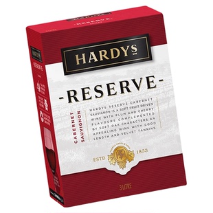 【肉食者天堂】澳洲夏迪葡萄酒珍藏赤霞珠红3L盒装红酒袋装红酒