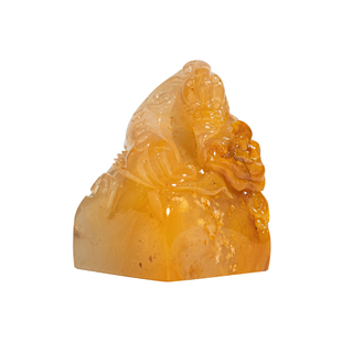 张小凤 老挝田黄石印章定制石料高端国画姓名章闲章藏书章手工篆刻高端私人定制印章周岁生日礼物礼盒