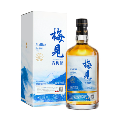 梅见高山青梅酒15度750ml低度甜酒微醺果酒梅子酒送礼