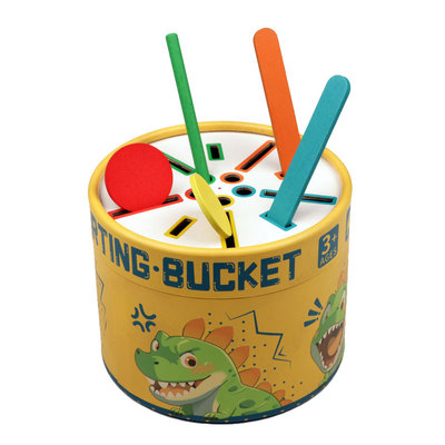 宝宝颜色分类桶玩具锻炼手眼协调