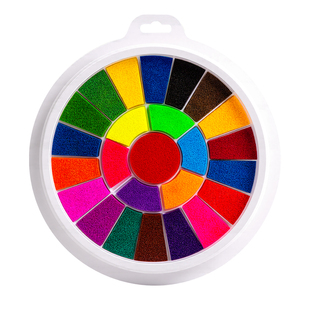 幼儿园手指画印泥彩色印泥盘小学生一年级手掌印盘可水洗颜料儿童手工diy印台拓印工具