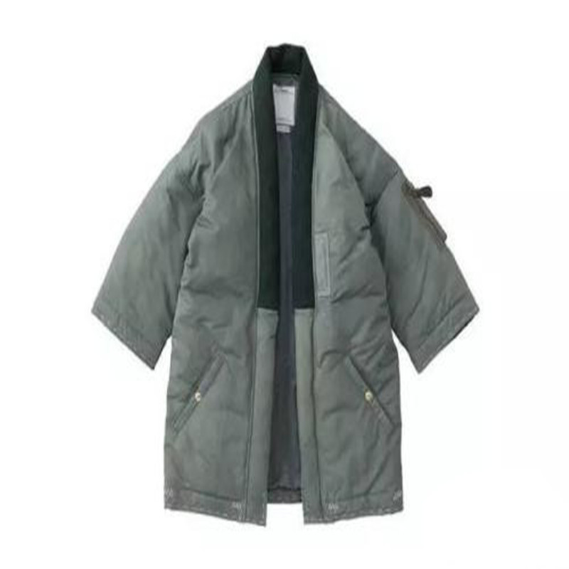visvim道袍男棉衣夹克羽绒服外套