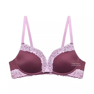 无痕聚拢显大无钢圈蕾丝文胸套装