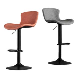 吧台椅升降椅前台吧凳现代简约时尚吧椅酒吧高脚凳铁艺高靠背凳子