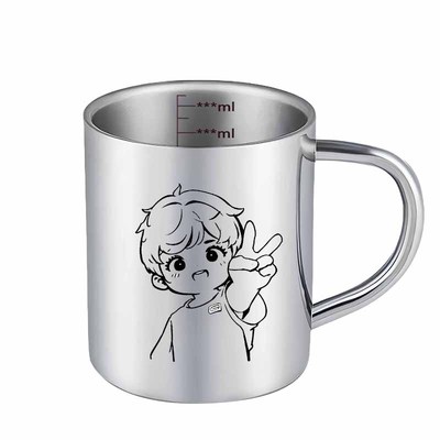 316不锈钢儿童幼儿园家用饮水杯