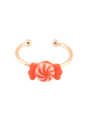 糖果戒指开口可调节甜美可爱高颜值仿真新款网红爆款成人儿童手饰