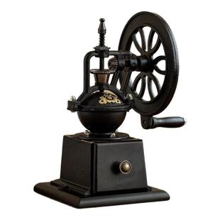 复古手摇磨豆机摩天轮咖啡研磨器手动磨粉机创意研磨机家用咖啡机