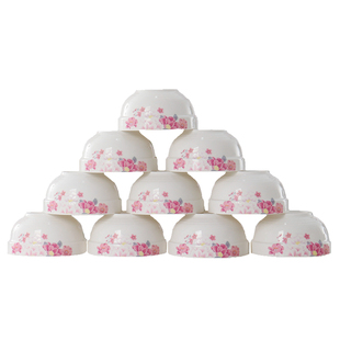 5英寸饭碗 景德镇陶瓷吃饭小汤碗中号米饭碗大号喝粥碗中式手工碗