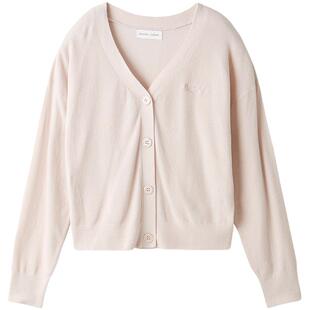 SNIDEL HOME秋冬款简约舒适V领居家针织开衫睡衣SHNT244038