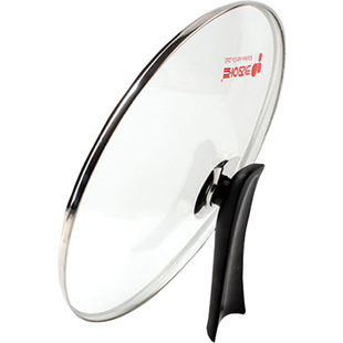 韩国品牌正品可视锅盖可立直立防溢家用蒸汽不粘锅专用30cm32cm28