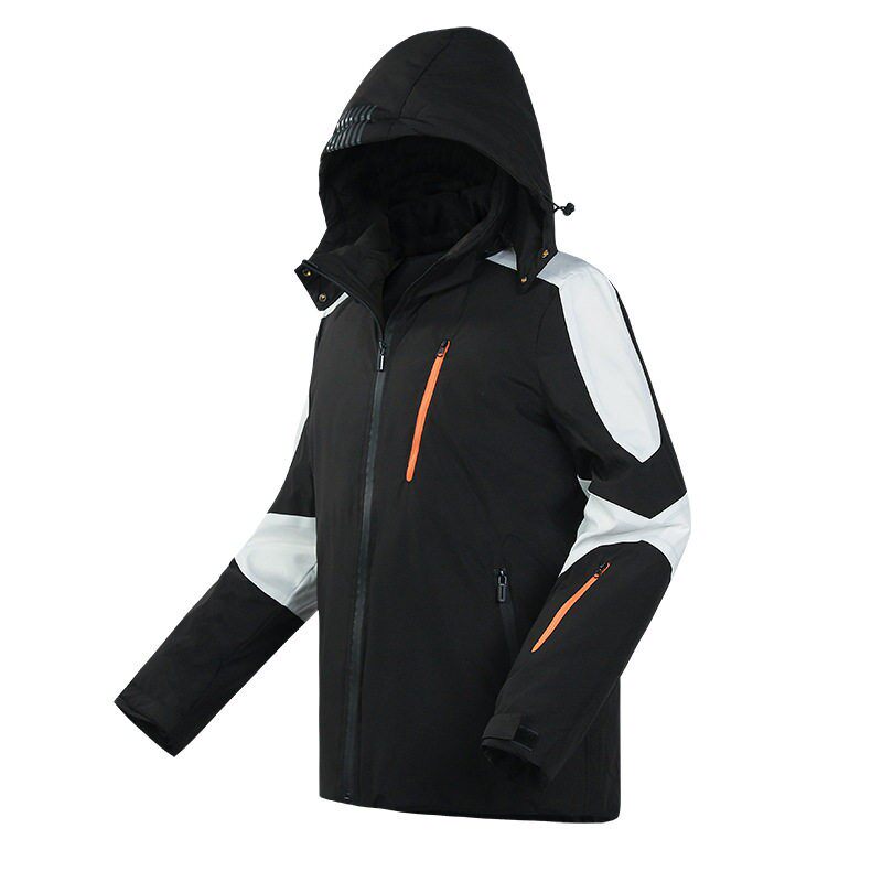 【全新加厚】加热羽绒服男女冬季防寒充电发热冲锋衣可水洗外套