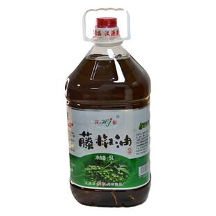 正宗汉源新纪汉椒藤椒油麻椒油5L餐饮大桶装火锅米线麻油四川特产
