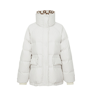 LINC金羽杰专柜正品复古学院短款羽绒服女Y22601152