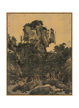 米亦堂/万壑松风图/新中式挂画