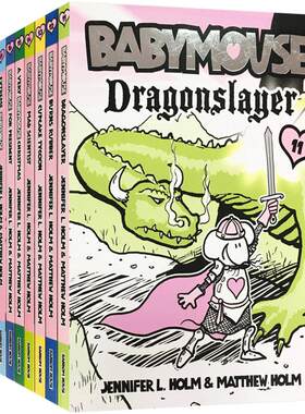 英文原版BABYMOUSE#11-20 : DRAGONSLAYER 10本老鼠宝宝桥梁小说7-9岁阅读漫画书 启蒙儿童章节书 Geronimo Stilton老鼠记者同类