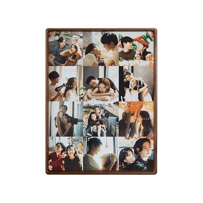 周年纪念胡桃木情侣婚纱照相框