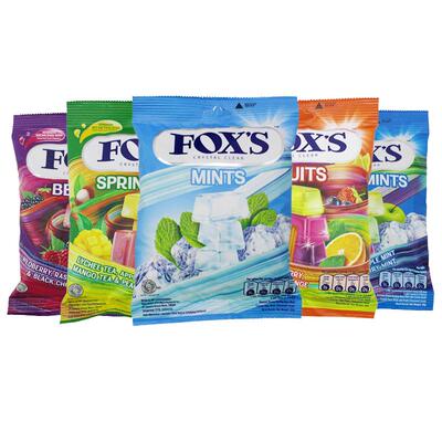 FOX'S水晶糖福克斯袋装90g