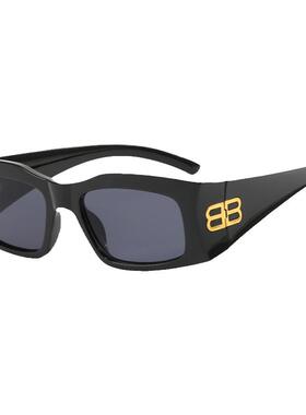 防紫外线大框欧美嘻哈风双B墨镜