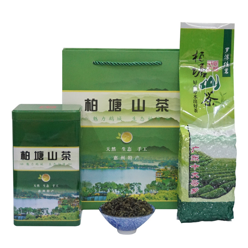 柏塘山茶纯手工雪片茶特级绿茶
