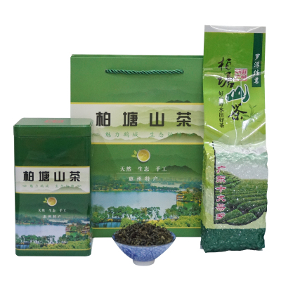 柏塘山茶纯手工雪片茶特级绿茶