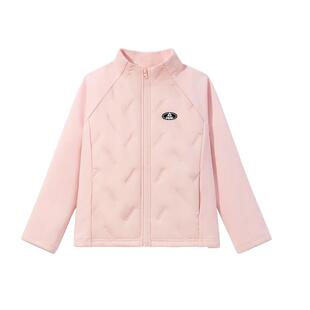 匹克童装女童轻薄棉服冬季2026新款儿童棉袄上衣保暖校服神器外套