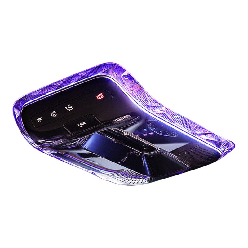 适用于新款奔驰E级GLC300LC260LEQS级顶棚水晶阅读灯装饰框内饰贴