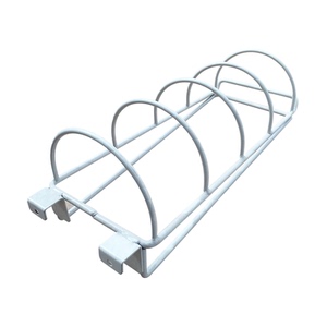 超市专用碗碟陈列架盘子架碗架案板架1.5cm卡口式深灰色白色双线