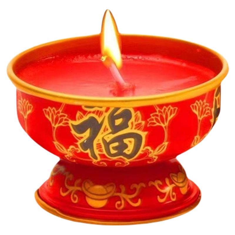 无烟酥油蜡烛家用酥油灯供佛灯