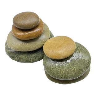 天然乌龟晒台石头爬宠爬台扁鹅卵石龟缸浮岛晒背石鱼缸造景躲避洞