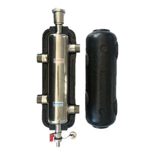 正品燃气壁挂炉耦合罐地暖混水罐去耦罐水力分压器304不锈钢保证