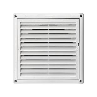 新风出风口方形空调排气进出风口带滤网防蚊虫百叶窗通风口罩装饰