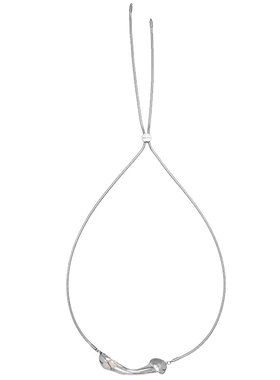 PEARLONA简单共生珍珠蛇骨链项链