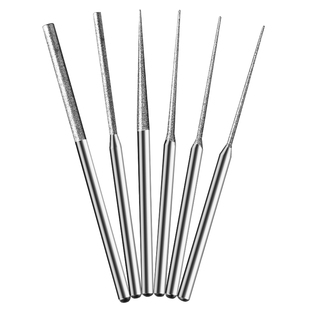 金刚砂磨针加长玉石打磨抛光工具文玩翡翠雕刻珍珠扩孔细砂尖磨头