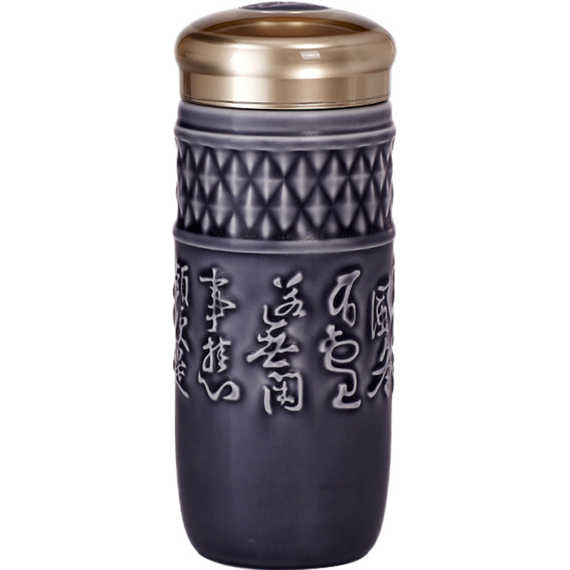 乾唐轩活瓷杯男清心送礼商务