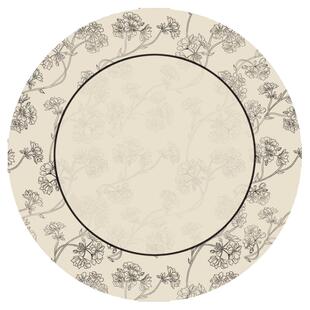 复古单人沙发圆形地毯衣帽间轻奢高级感椅子地垫卧室床边毯客厅垫